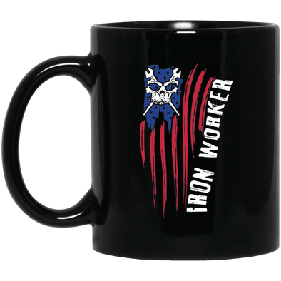 American Iron Worker Vert Black Mug