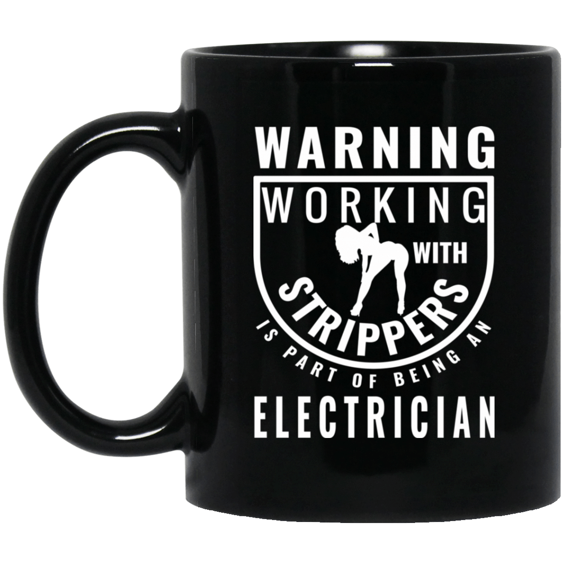 Electrician Stripper Badge Mug