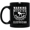 Electrician Stripper Badge Mug