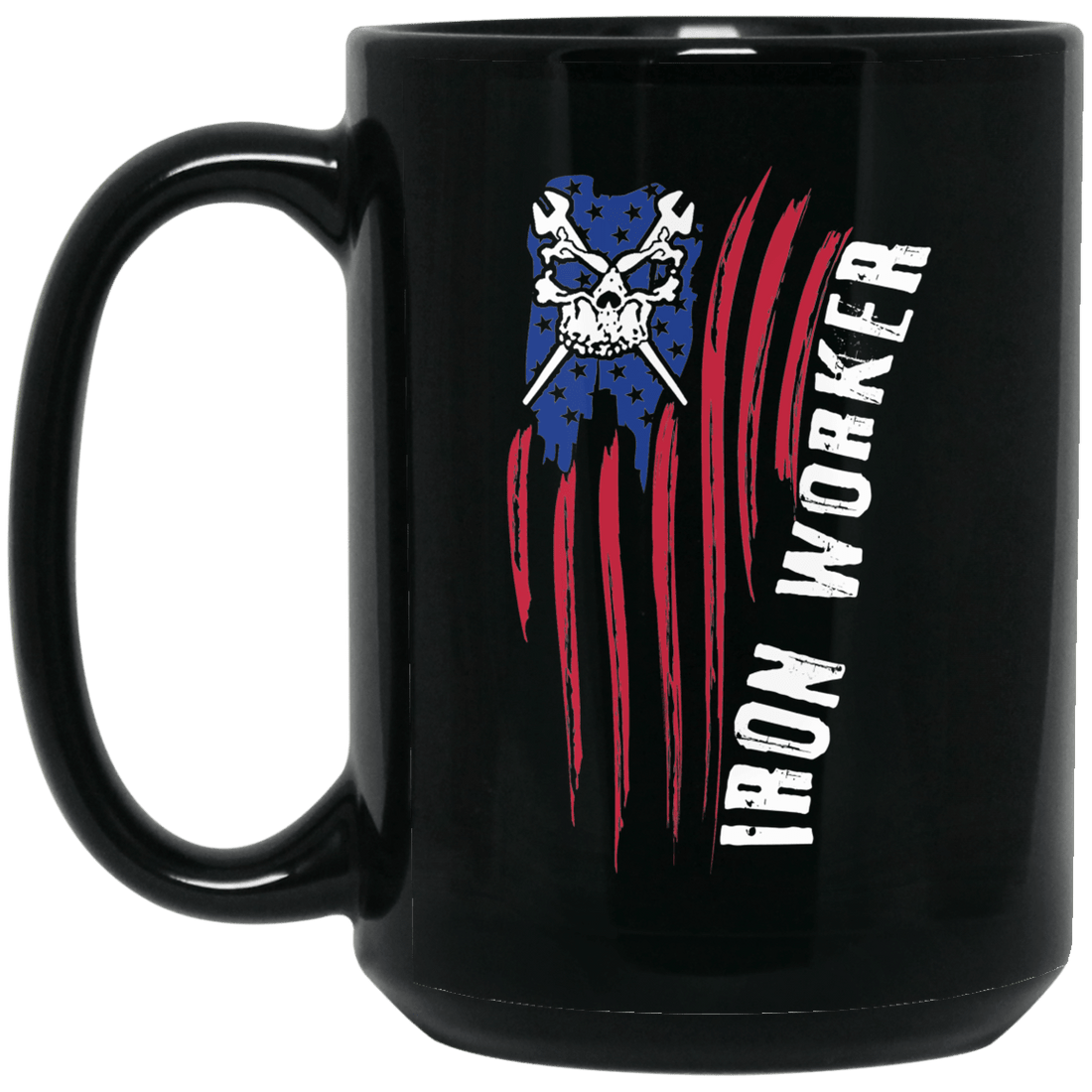 American Iron Worker Vert Black Mug