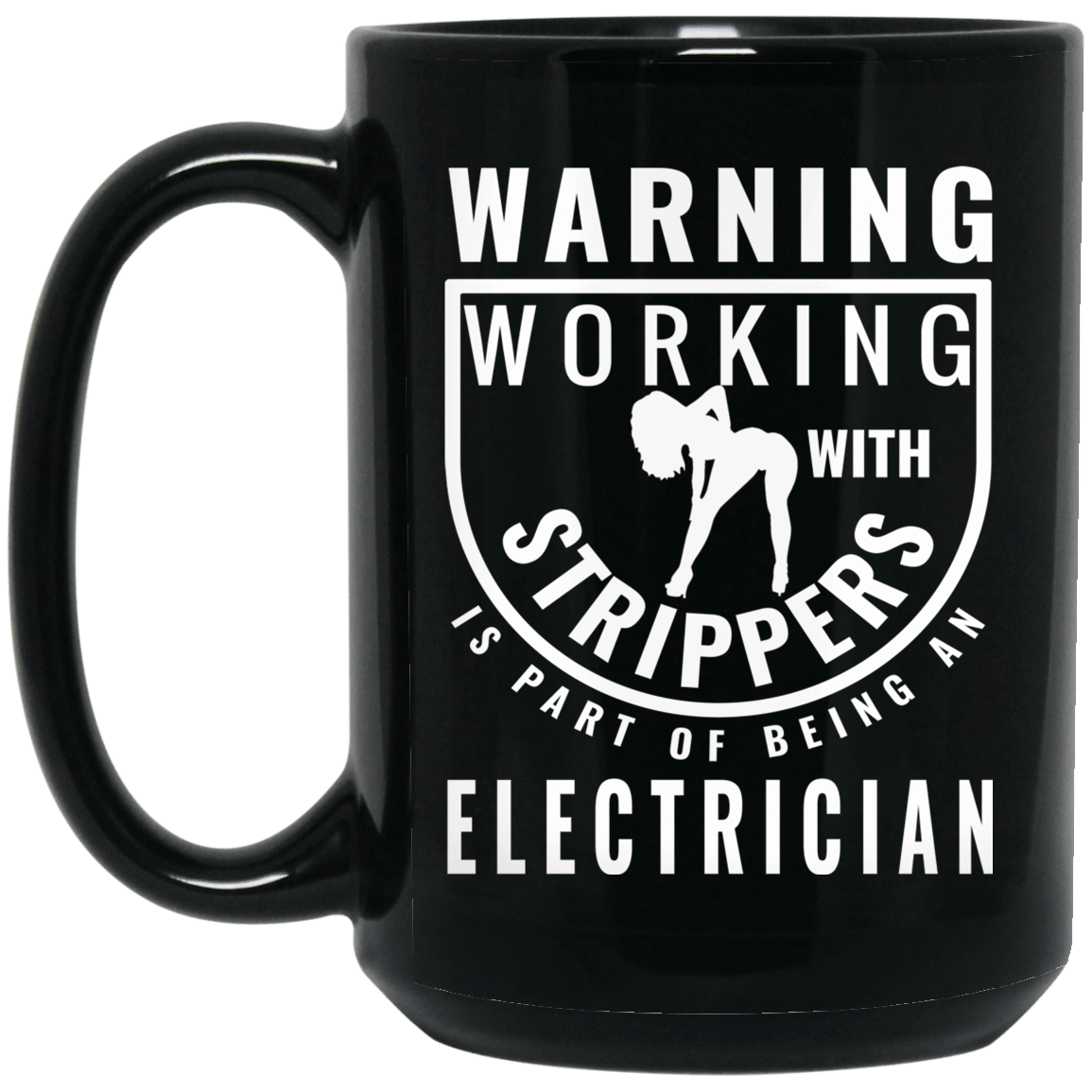 Electrician Stripper Badge Mug