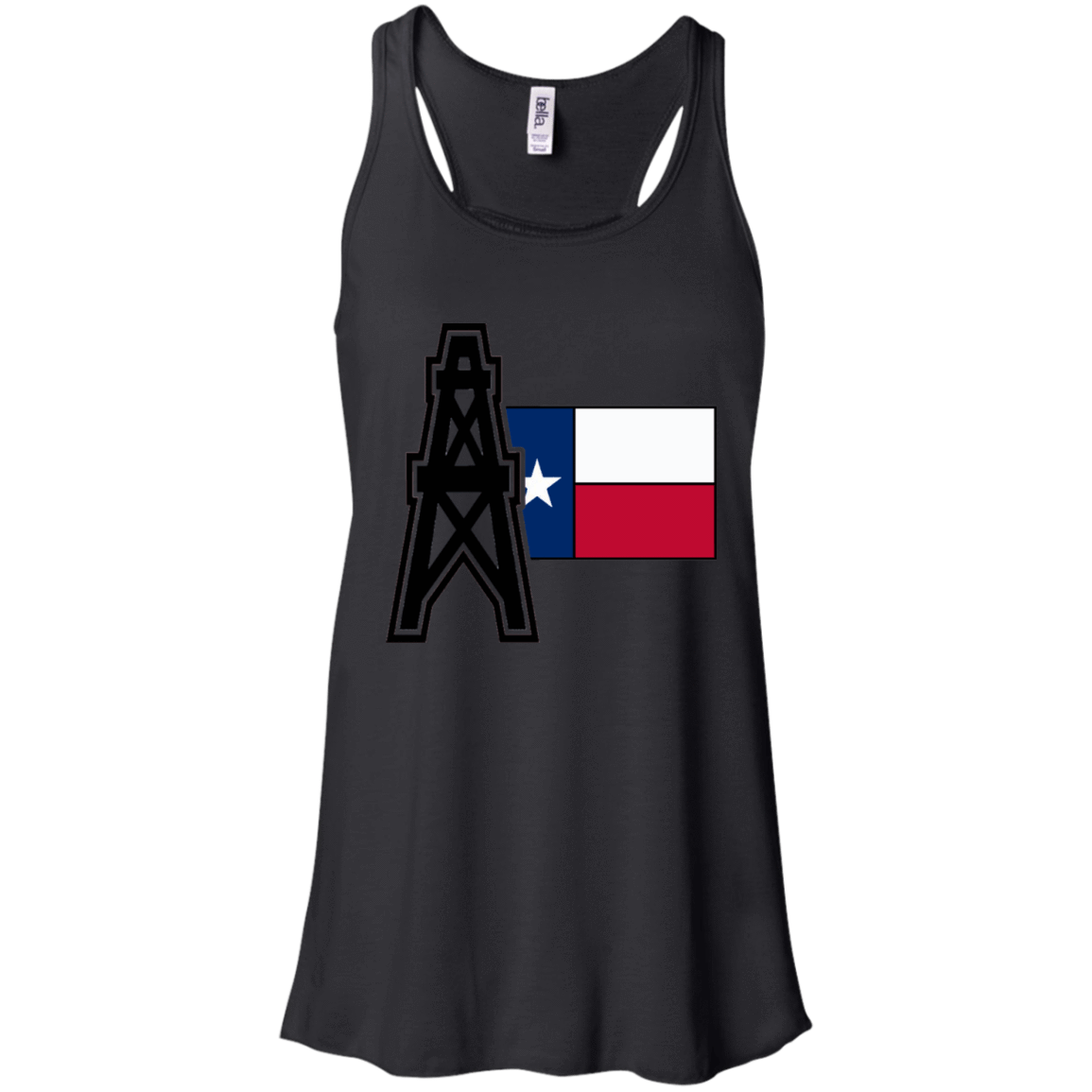 Texas Oil Red, White, and  Blue