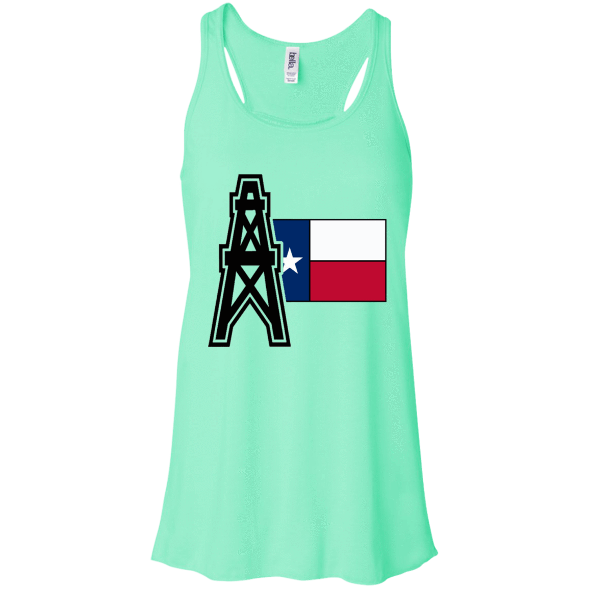 Texas Oil Red, White, and  Blue