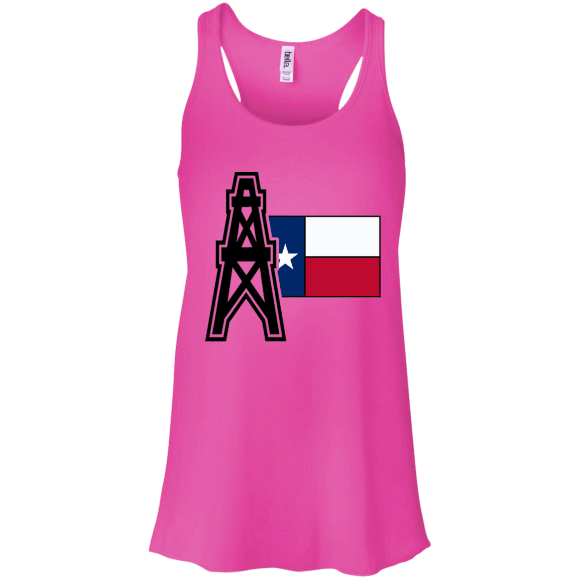 Texas Oil Red, White, and  Blue