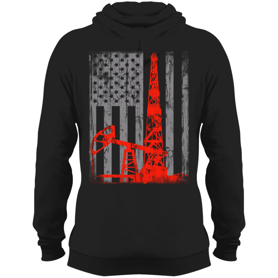 American Oil Field Front &amp; Back