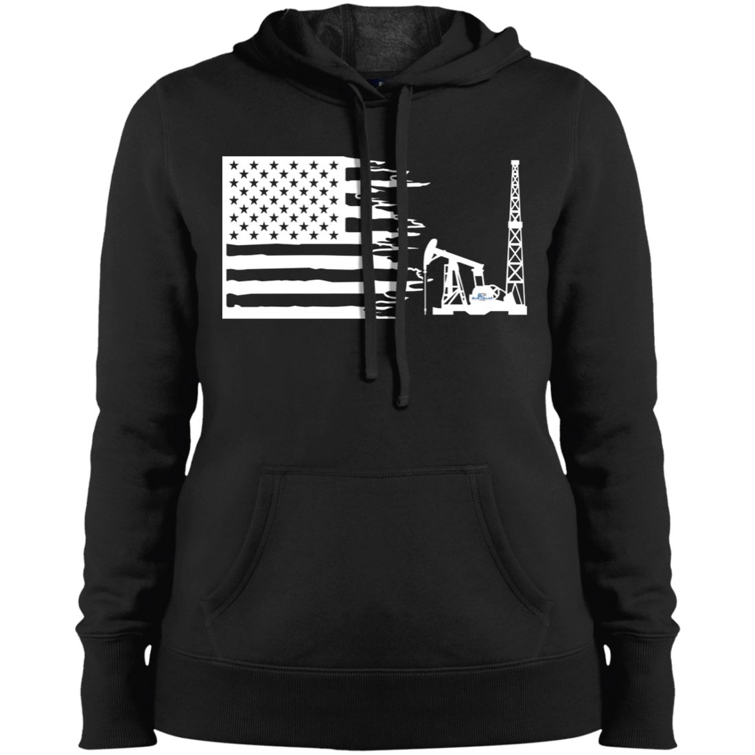 Tattered American Oil Ladies Wht