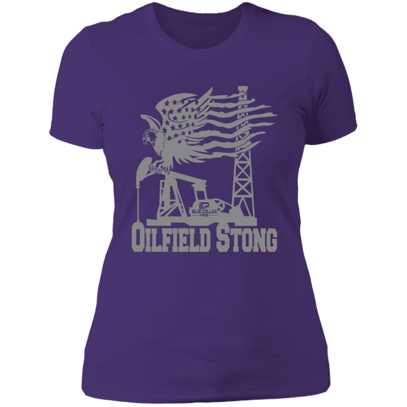 Ladies American Oilfield Strong Eagle Pride