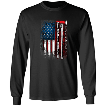 American Firefighter Flag & Ax