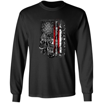 Praying American Firefighter