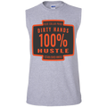 Dirty Hands 100 Percent Hustle Badge