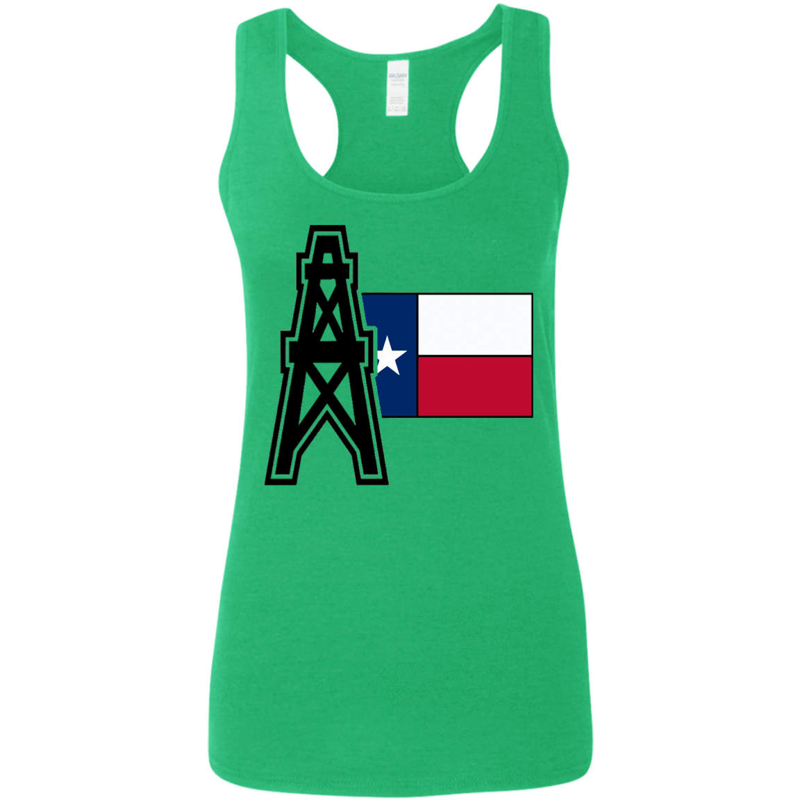 Texas Oil Red, White, and  Blue