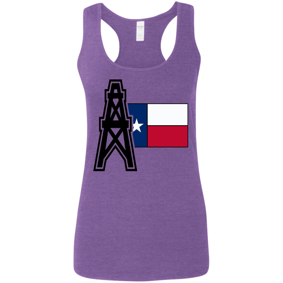 Texas Oil Red, White, and  Blue