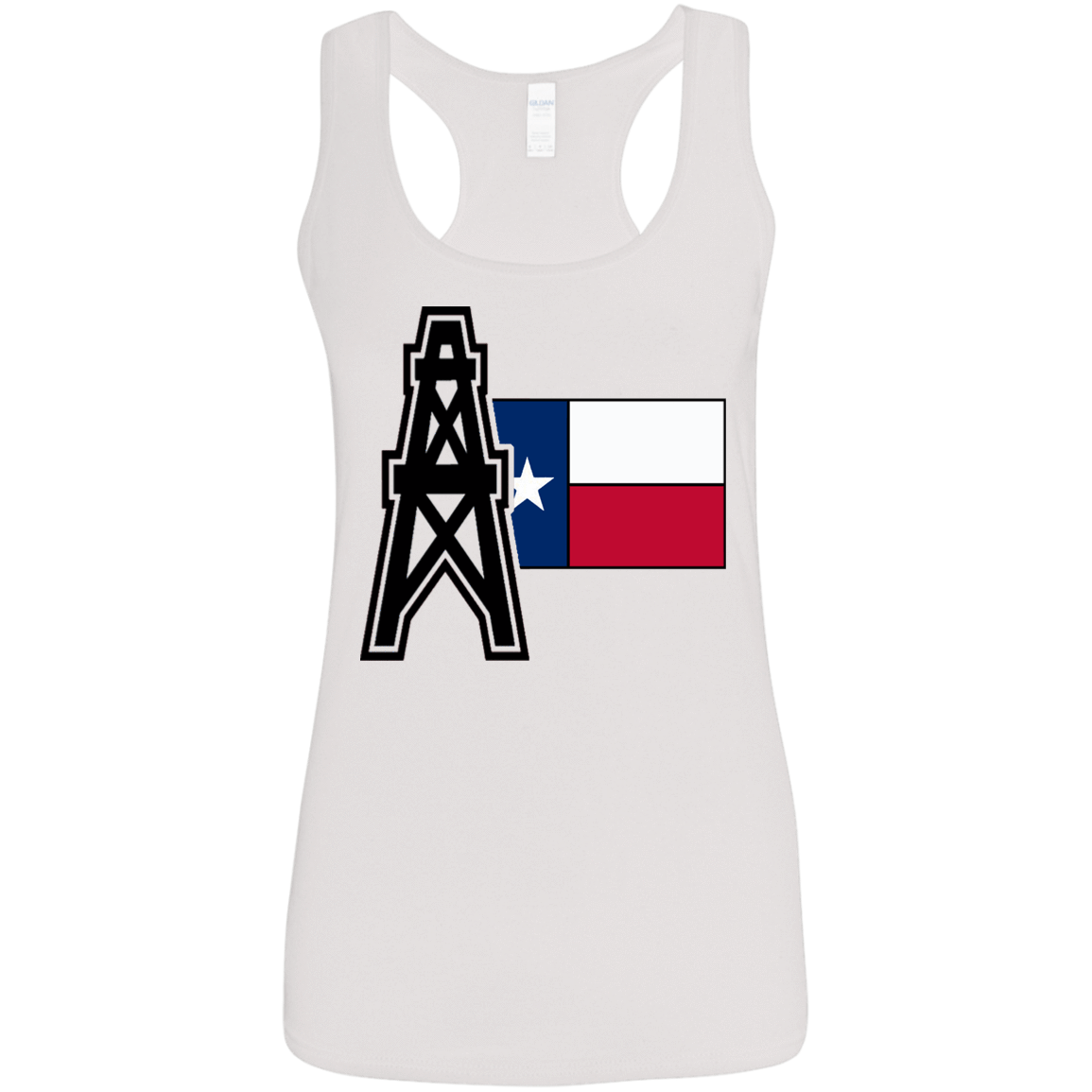 Texas Oil Red, White, and  Blue