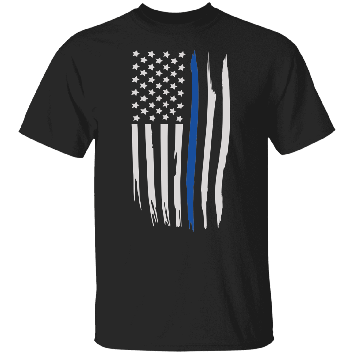 Thin Blue Line American Flag