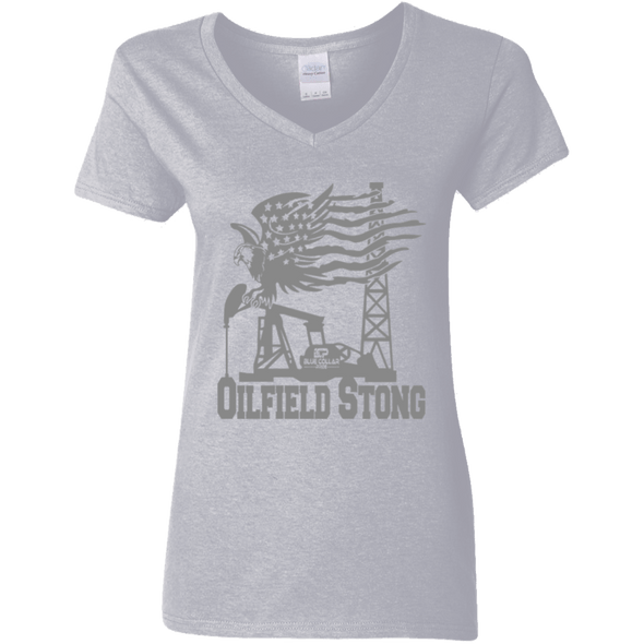 Ladies American Oilfield Strong Eagle Pride