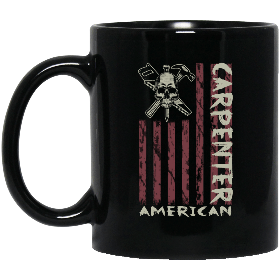American Carpenter Black Mug 11oz