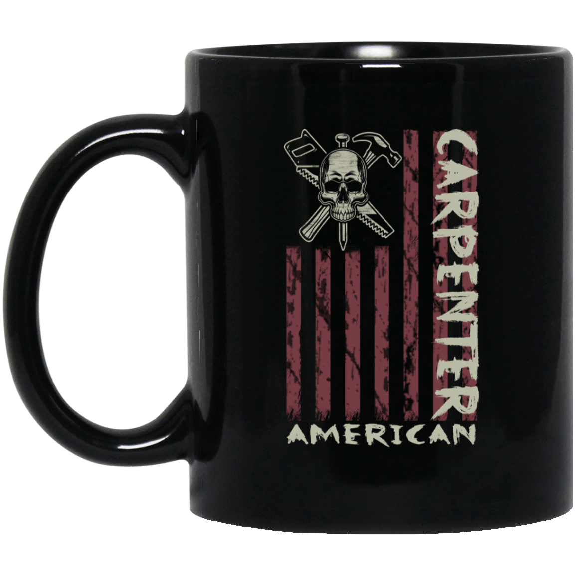 American Carpenter Black Mug 11oz