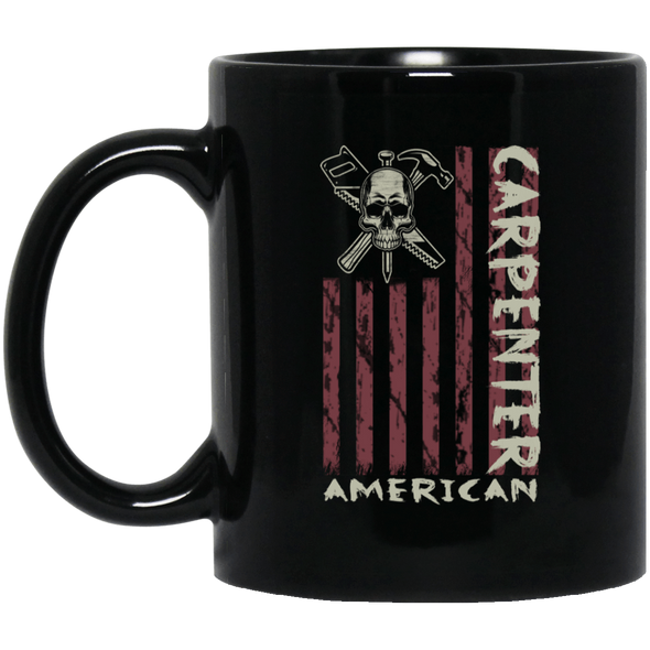 American Carpenter Black Mug 11oz