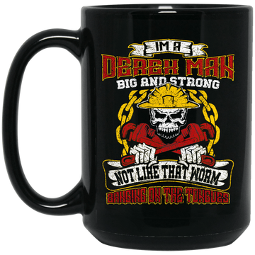 Derrick Man Black Mug