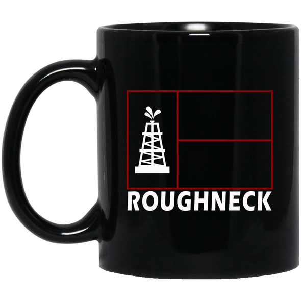 Texas Roughneck Black Mug 11oz