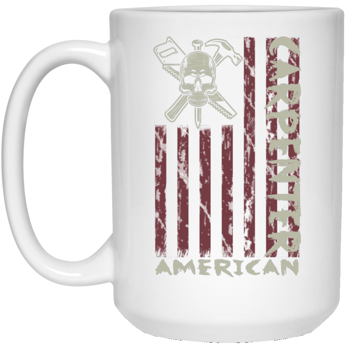 American Carpenter White Mug