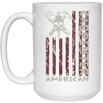 American Carpenter White Mug