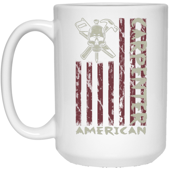 American Carpenter White Mug