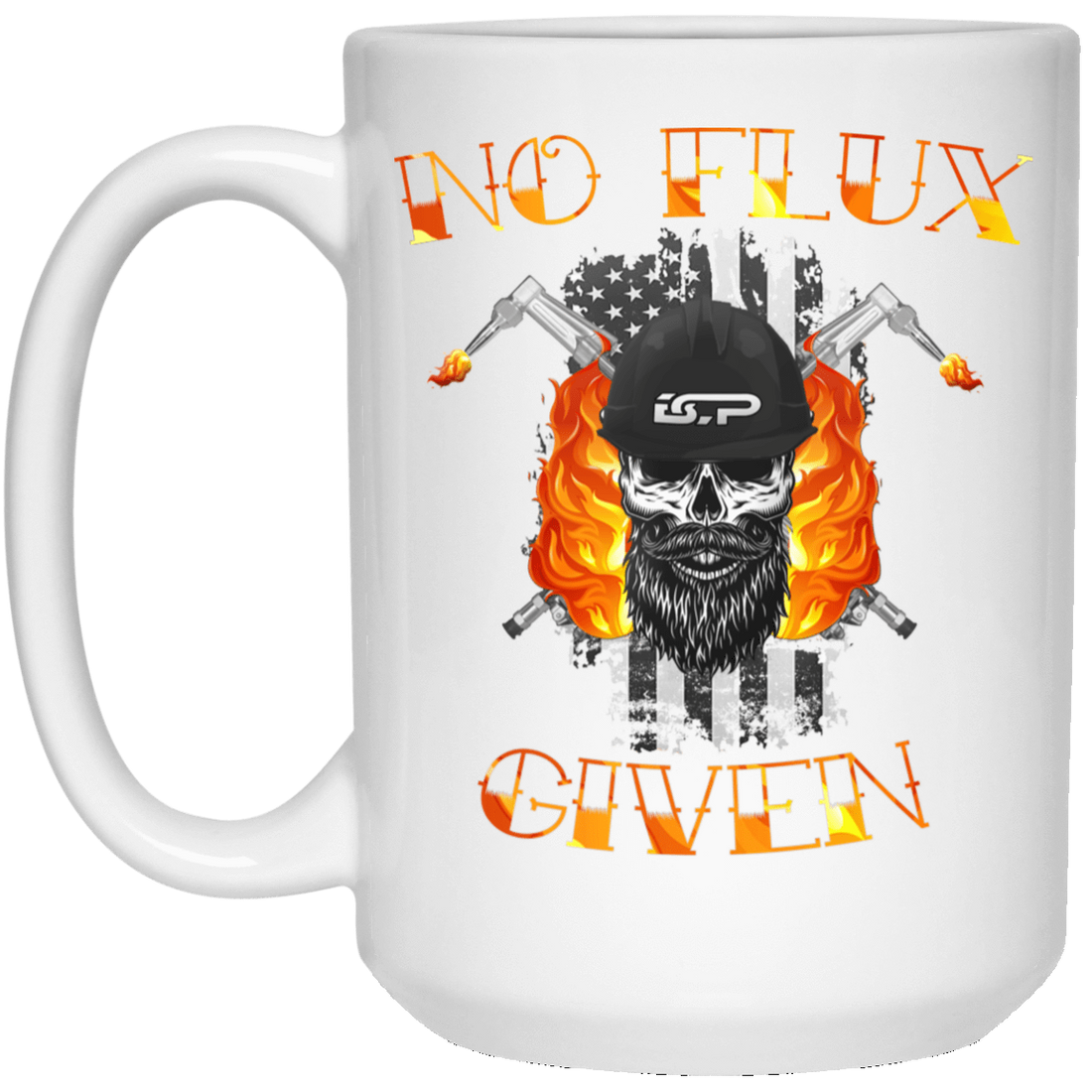 American No Flux Given White Mug