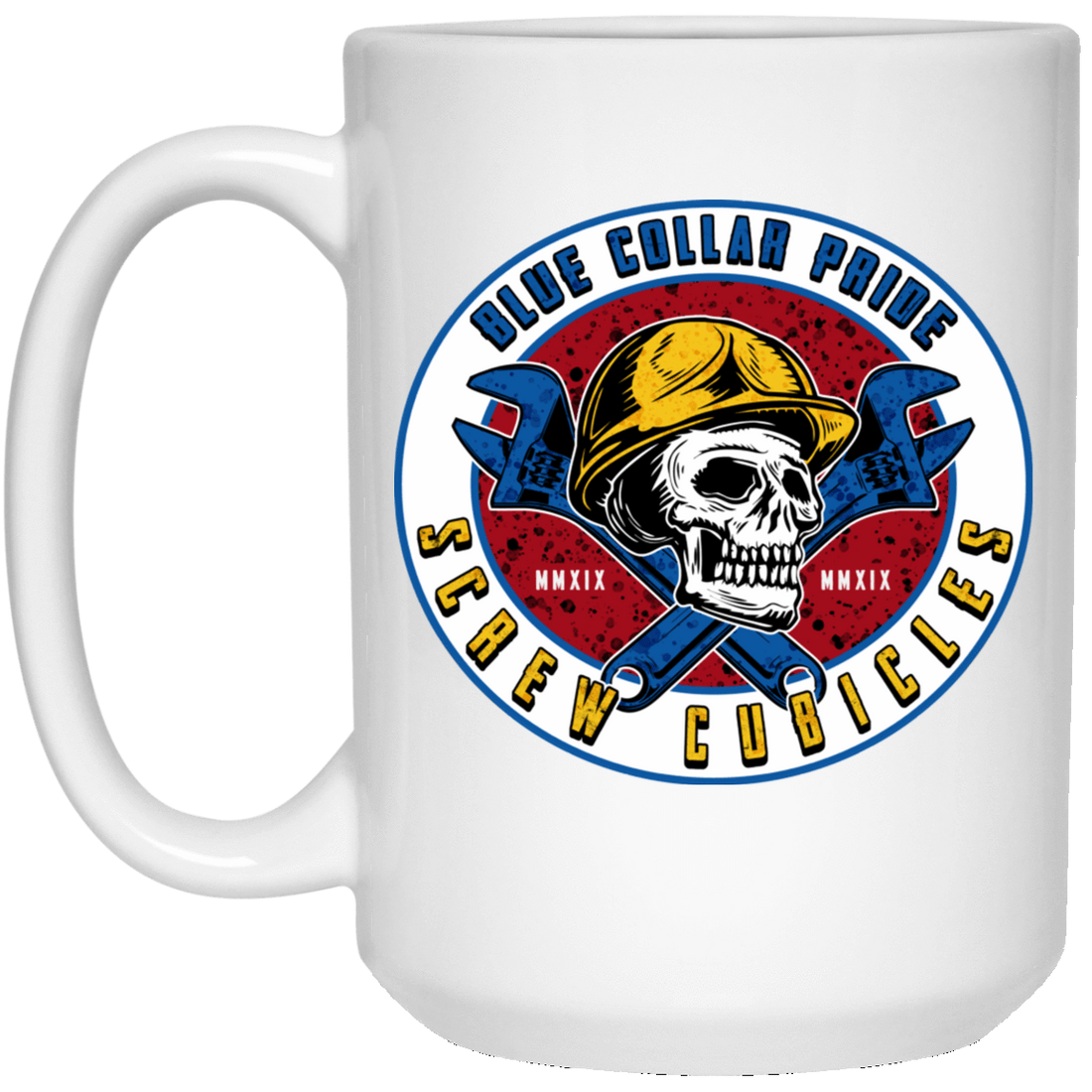 BCP Screw Cubicles White Mug