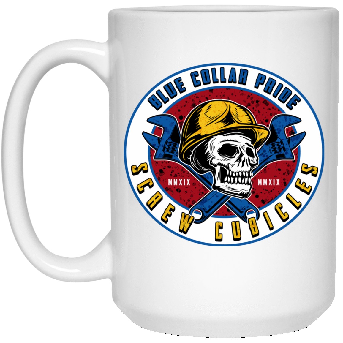 BCP Screw Cubicles White Mug