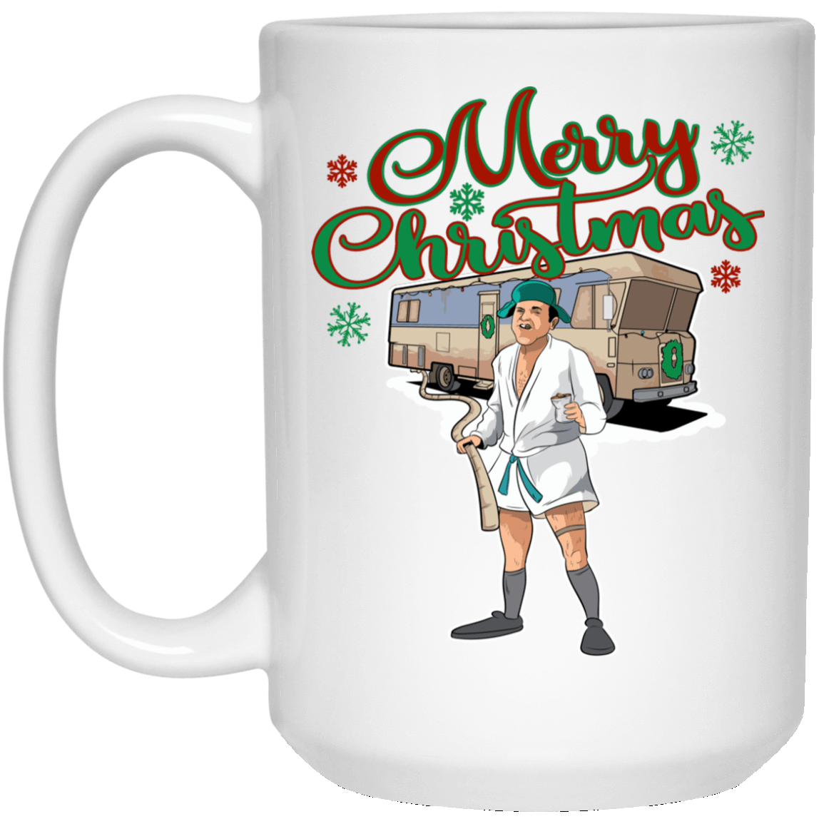 Cousin Eddie Merry Christmas White Mug