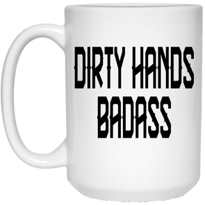 Dirty Hands BA White Mug