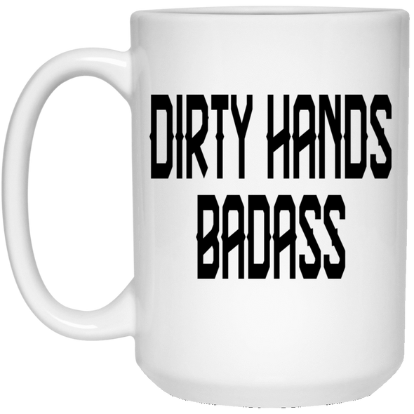 Dirty Hands BA White Mug