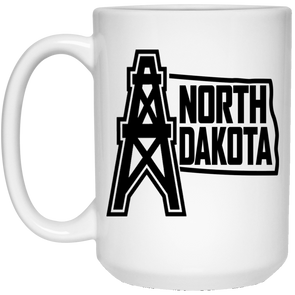 NODAK Flag Oil White Mug