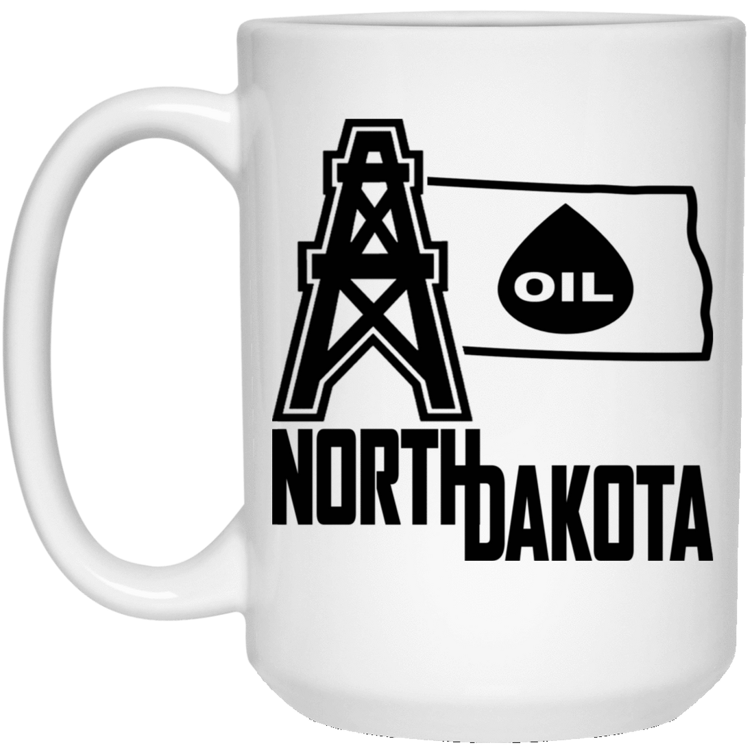 NODAK Flag White Mug