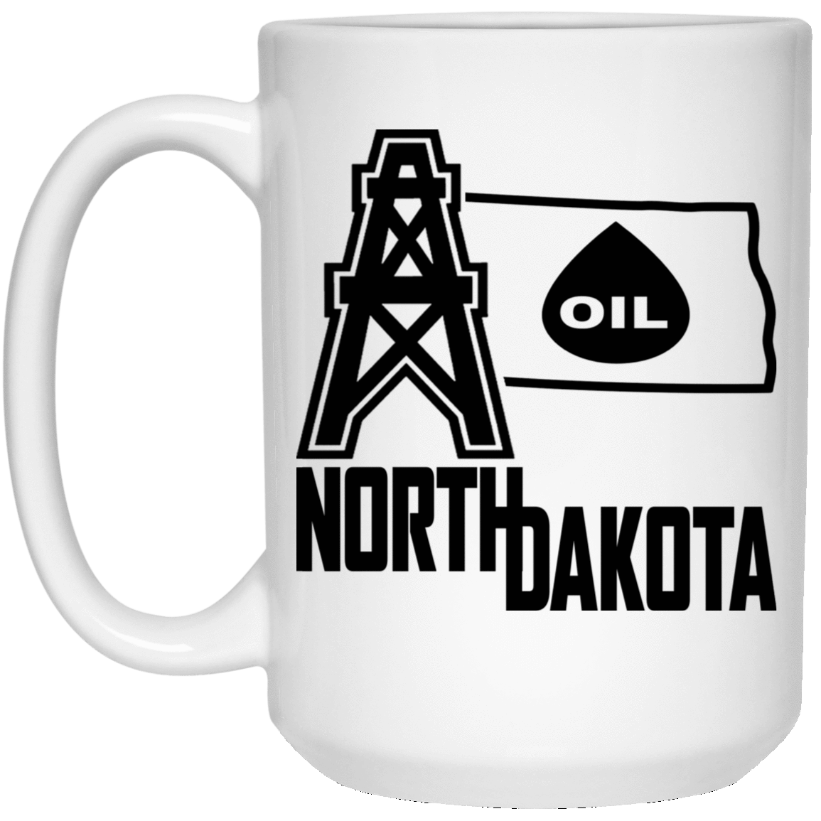 NODAK Flag White Mug