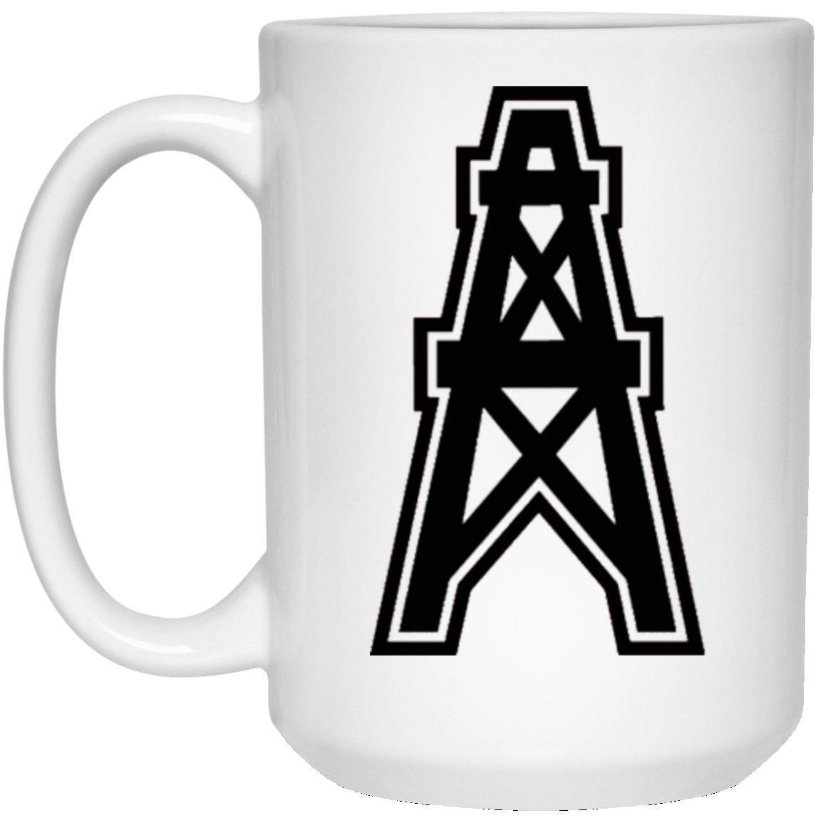 Oil Derrick White Mug