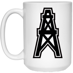 Oil Derrick White Mug