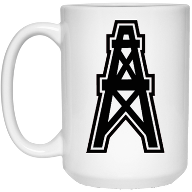 Oil Derrick White Mug