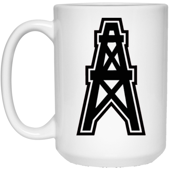 Oil Derrick White Mug