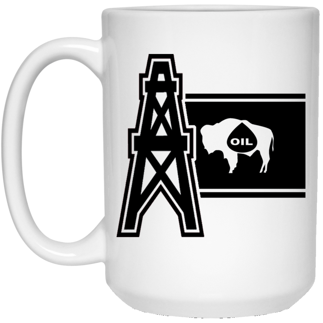 Wyoming Oil White Mug