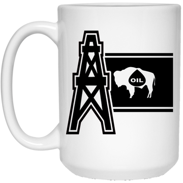 Wyoming Oil White Mug