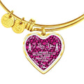 Oilfield Wife Heart Shape Bangle