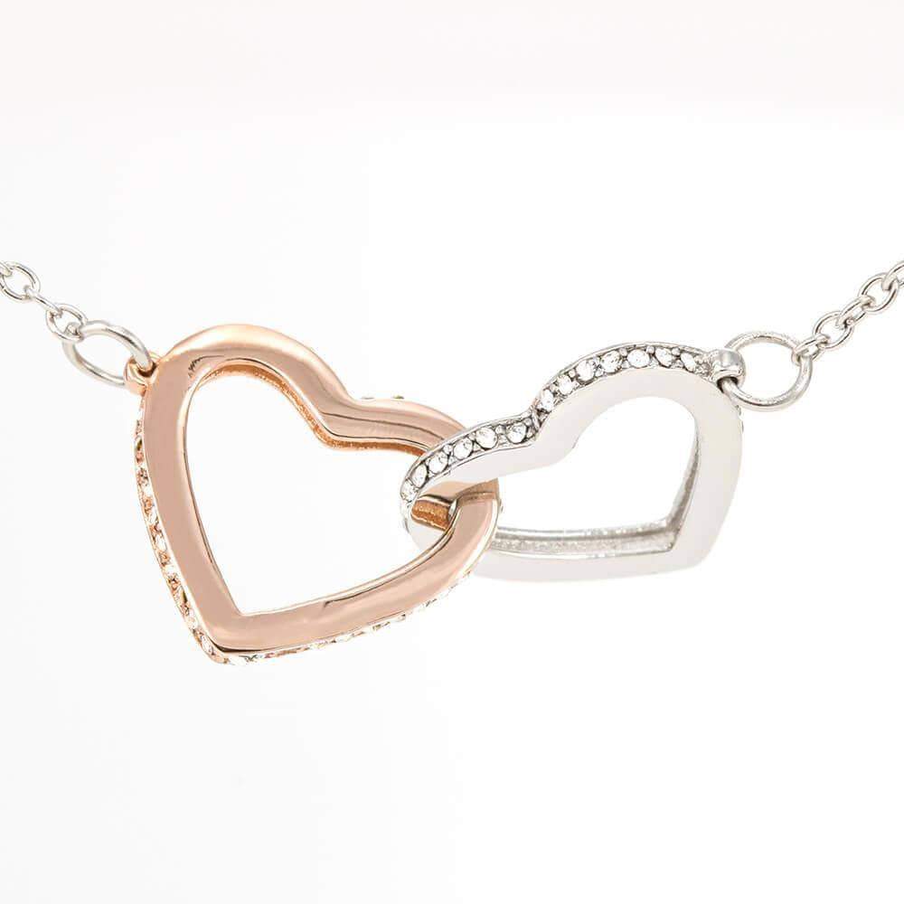Interlocking Heart Necklace for Wife