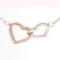 Interlocking Heart Necklace for Wife
