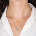 Interlocking Heart Necklace for Wife