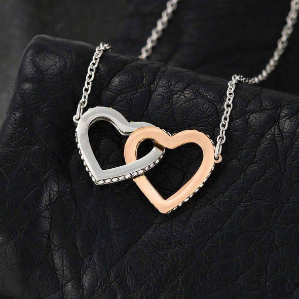 Interlocking Heart Necklace for Wife