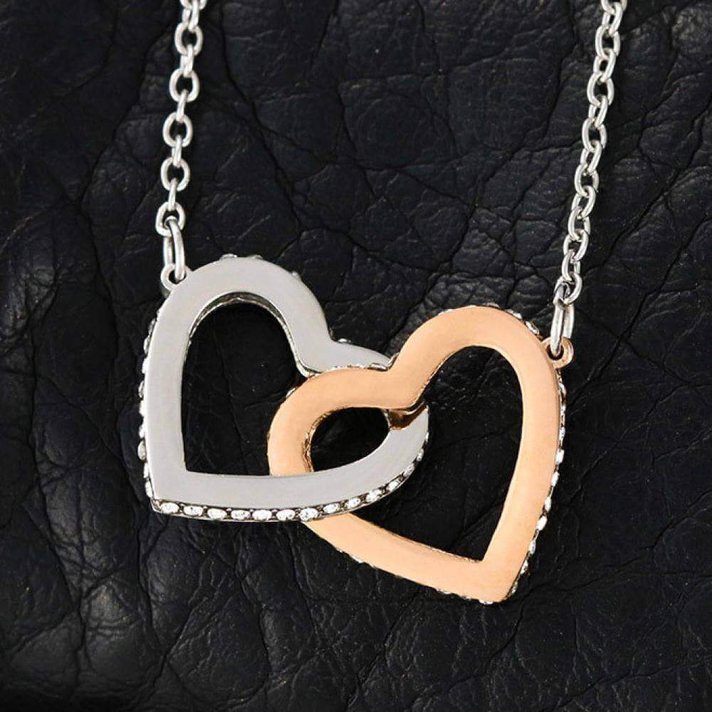 Interlocking Heart Necklace for Wife
