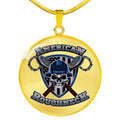 American Roughneck Round Necklace