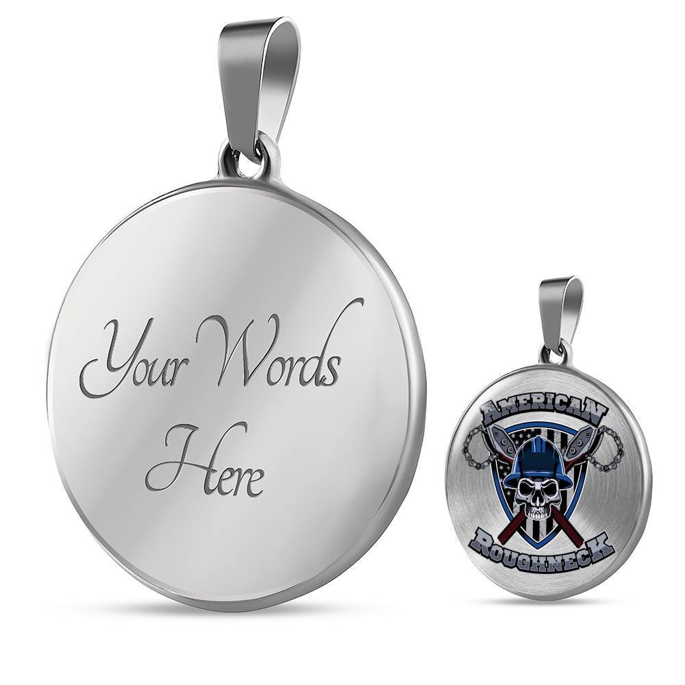 American Roughneck Round Necklace